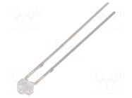 LED; bluish green; 1.8mm; 2180÷3000mcd; 30°; Front: convex OPTOSUPPLY