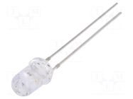 LED; yellow/blue; 5mm; 30°; Front: convex; 3÷5VDC; No.of term: 2 OPTOSUPPLY