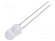 LED; yellow/blue; 5mm; 30°; Front: convex; 3÷5VDC; No.of term: 2 OPTOSUPPLY