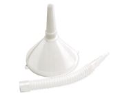 FUNNEL FLEXIBLE PLASTIC - WHITE