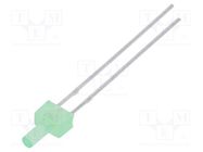 LED; 2mm; green; 460÷780mcd; 130°; Front: flat; 2.6÷3.6V LUCKYLIGHT