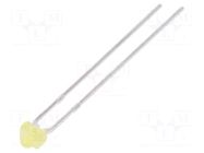 LED; yellow; 1.8mm; 160÷270mcd; 60°; Front: convex; 1.6÷2.4VDC LUCKYLIGHT
