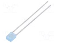 LED; blue; rectangular; 3.2x2x4.15mm; 160÷270mcd; 130°; Front: flat LUCKYLIGHT