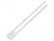 LED; white cold; rectangular; 3.2x2x4.15mm; 780÷1300mcd; 130° LUCKYLIGHT