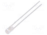 LED; 3mm; blue; 460÷780mcd; 100°; Front: flat; 2.6÷3.6V; cylindrical LUCKYLIGHT