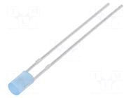 LED; blue; 3mm; 210÷350mcd; 110°; Front: flat; 2.6÷3.6VDC LUCKYLIGHT