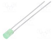 LED; 3mm; yellow green; 20÷45mcd; 130°; Front: flat; 1.6÷2.4V LUCKYLIGHT