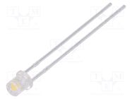 LED; 3mm; white neutral; 780÷1300mcd; 100°; Front: flat; 2.6÷3.6V LUCKYLIGHT