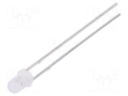 LED; yellow/yellow green; 3mm; 60°; Front: convex; No.of term: 2 LUCKYLIGHT