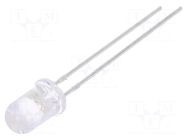 LED; blue; 5mm; 6500÷11000mcd; 15°; Front: convex; 2.6÷3.6VDC LUCKYLIGHT