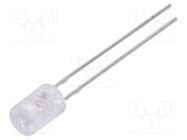 LED; 5mm; blue; 460÷780mcd; 100°; Front: flat; No.of term: 2 LUCKYLIGHT