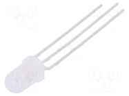 LED; red/yellow-green; 5mm; 60°; Front: convex; 1.6÷2.4/1.6÷2.4VDC LUCKYLIGHT