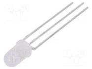 LED; red/green; 5mm; 60°; Front: convex; 1.6÷2.4/2.6÷3.6VDC LUCKYLIGHT