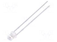LED; yellow; 3mm; 210÷350mcd; 110°; Front: flat; 1.6÷2.4VDC LUCKYLIGHT