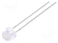 LED; green; 4.8mm; 2900÷5000mcd; 80°; Front: convex; 2.6÷3.6VDC LUCKYLIGHT