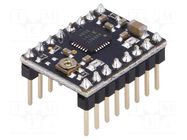 Stepper motor controller; A4988; 1.2A; Uin mot: 8÷35V; Kit: module POLOLU