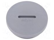 Stopper; M32; 1.5; polyamide; dark grey; Thread: metric; 8mm; 10pcs. ALPHA WIRE