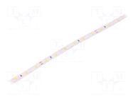 LED tape; white warm; 2835; LED/m: 60; 8mm; IP20; 120°; 4W/m; Thk: 2mm LEDDEX