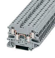 TERMINAL BLOCK, DIN RAIL, 4POS, 10AWG