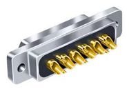 COMB MICRO-D SUB CONN, PLUG, 12POS