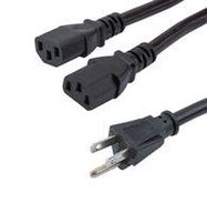 PWR CORD, N5-15P-2X IEC C13, 2 , 15A