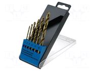 Drill set; for metal; high speed steel; metal; 6pcs. C.K