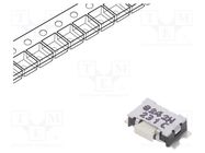 Microswitch TACT; SPST-NO; Pos: 2; 0.05A/32VDC; SMT; none; 2.5N C&K