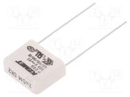 Capacitor: paper; Y1; 2.5nF; 500VAC; 15mm; ±20%; THT; P295; 1500VDC KEMET