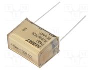 Capacitor: paper; X2; 470nF; 275VAC; 25.4mm; ±20%; THT; P409; 630VDC KEMET