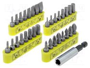 Kit: screwdriver bits; 30mm; Mounting: 1/4" (C6,3mm); blister C.K