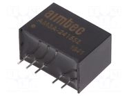 Converter: DC/DC; 3W; Uin: 9÷36VDC; Uout: 15VDC; Iout: 200mA; SIP6 AIMTEC