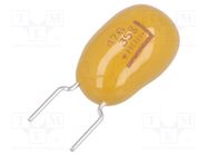 Capacitor: tantalum; 47uF; 35VDC; THT; ±10%; -55÷125°C; T356; 5.08mm KEMET