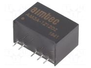 Converter: DC/DC; 3W; Uin: 4.5÷18VDC; Uout: 12VDC; Uout2: -12VDC AIMTEC