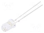 LED; orange; 5mm; 60000÷75000mcd; 15°; Front: convex; 1.9÷2.6VDC OPTOSUPPLY