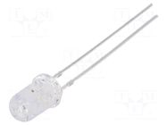 LED; red/blue; 5mm; 15°; Front: convex; 1.8÷2.6/2.7÷3.4VDC; round OPTOSUPPLY