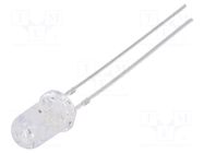 LED; red/blue; 5mm; 15°; Front: convex; 1.8÷2.6/2.7÷3.4VDC; round OPTOSUPPLY