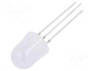 LED; red/yellow-green; 10mm; 90°; Front: convex; No.of term: 3 OPTOSUPPLY