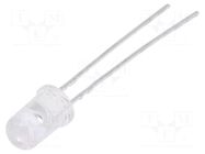 LED; orange; 5mm; 680÷2500mcd; 30°; Front: convex; 1.98÷2.4VDC BROADCOM (AVAGO)