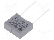 Capacitor: polypropylene; Y2; R41; 4.7nF; 13x5x11mm; THT; ±20%; 10mm KEMET