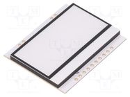 Backlight; LED; 40x33x2.6mm; amber DISPLAY VISIONS