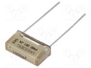 Capacitor: paper; 1nF; 500VAC; 10.2mm; ±10%; THT; PME261; 1000VDC KEMET