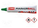 Paint; acrylic; green; 3mm; MARKER BALL; Tip: round CRC