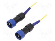 Fiber patch cord; PIN: 1; single mode simplex (SM); bayonet; 25m 