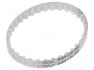 Timing belt; T5; W: 10mm; H: 2.2mm; Lw: 445mm; Tooth height: 1.2mm OPTIBELT