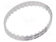 Timing belt; T5; W: 8mm; H: 2.2mm; Lw: 445mm; Tooth height: 1.2mm OPTIBELT