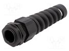 Cable gland; with strain relief; NPT3/8"; IP66,IP68; polyamide ALPHA WIRE