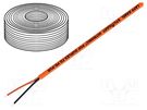 Wire: polimer optical fiber; HITRONIC® POF; Øcable: 6mm; duplex LAPP