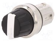 Switch: rotary; 22mm; Stabl.pos: 4; white-black; none; IP67; 3SU1.5 SIEMENS