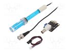 Sensor: pH; analog; 5VDC; Kit: module,cables,probe; Gravity; Ch: 1 DFROBOT