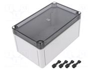 Enclosure: multipurpose; X: 110mm; Y: 180mm; Z: 90mm; PK; light grey RITTAL